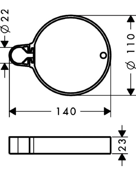 Hansgrohe ziepju trauks Cassetta C 28678000