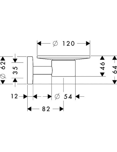 Hansgrohe ziepju trauks Logis