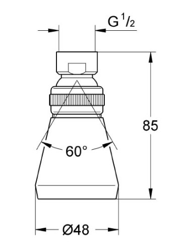 Grohe augšējā duša Relexa plus 28094000 - 3