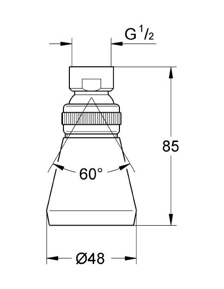 Grohe augšējā duša Relexa plus 28094000 - 3