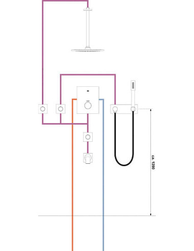 Grohe augšējā duša Rainshower F 27271000 - 5