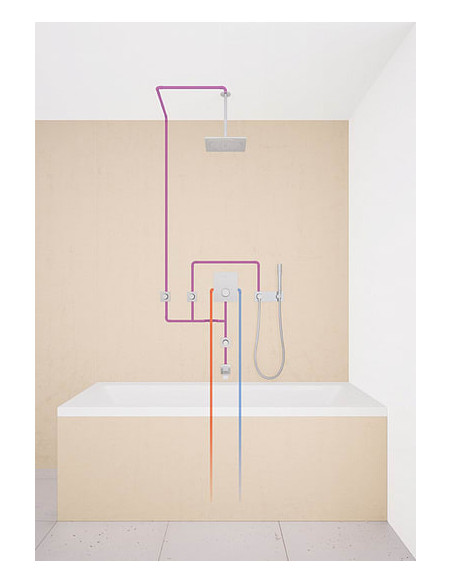 Grohe augšējā duša Rainshower F 27271000 - 6 Grohe augšējā duša Rainshower F 27271000 - 6