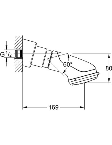 Grohe augšējā duša Relexa Plus 28190000 - 3