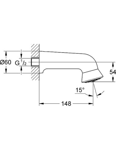 Grohe augšējā duša Relexa Plus 28948000 - 3