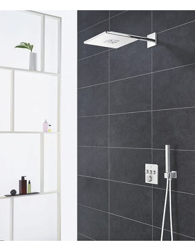 Grohe augšējā duša Rainshower SmartActive Cube 26479LS0 - 6