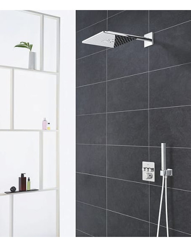 Grohe augšējā duša Rainshower SmartActive Cube 26479000 - 4