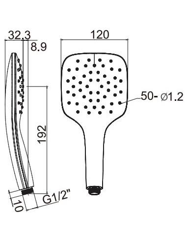 Ravak rokas duša Air 959.00 - 3