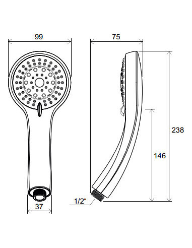 Ravak rokas duša 952.00 - 5