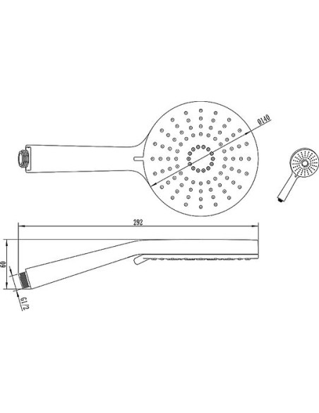 Ravak rokas duša Flat XXL 961.00 - 4