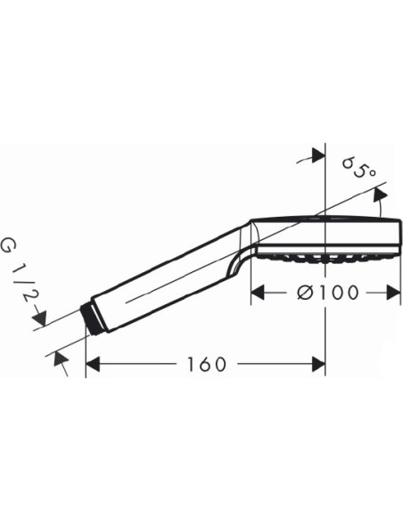 Hansgrohe rokas duša Crometta 1jet 26331400
