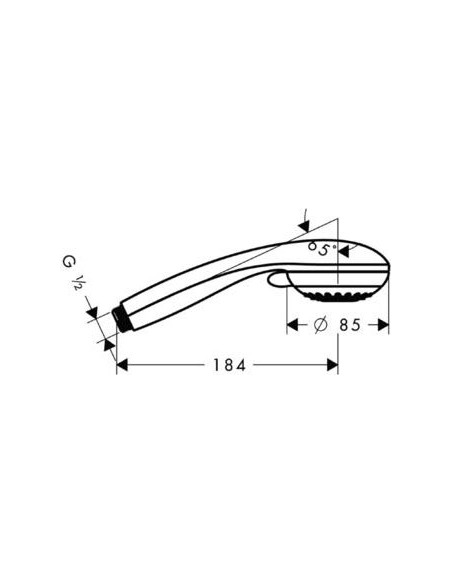 Hansgrohe rokas duša Crometta 85 Multi 28563000