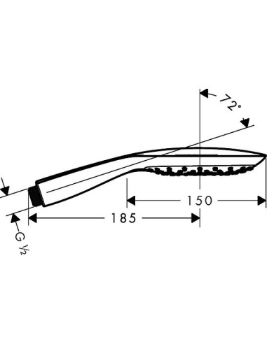 Hansgrohe rokas duša Raindance Select E 150...