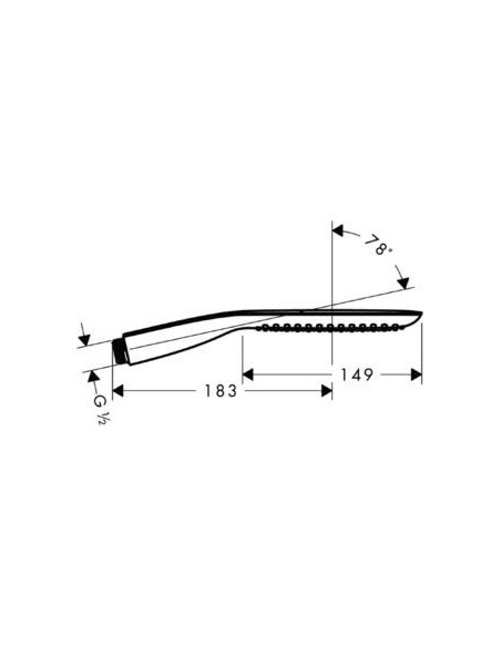 Hansgrohe rokas duša PuraVida 28558400
