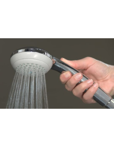 Crometta 85 Green rokas dušas klausule, hroms