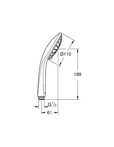 Grohe rokas duša Euphoria 27238000 - 16