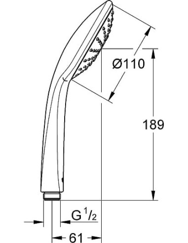 Grohe rokas duša Euphoria Mono 27265000 - 16