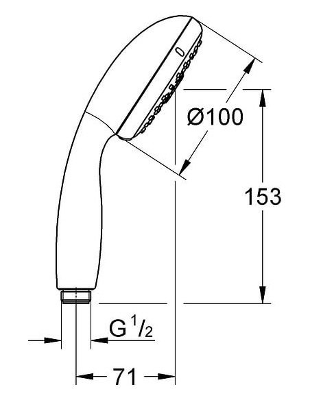 Grohe rokas duša Tempesta New 28578002 - 3