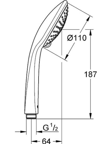 Grohe rokas duša Euphoria Champagne 27222000 - 17