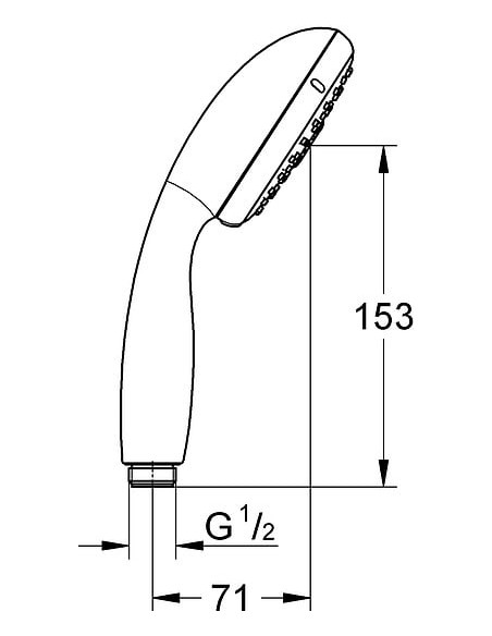 Grohe rokas duša New Tempesta 28419002 - 3