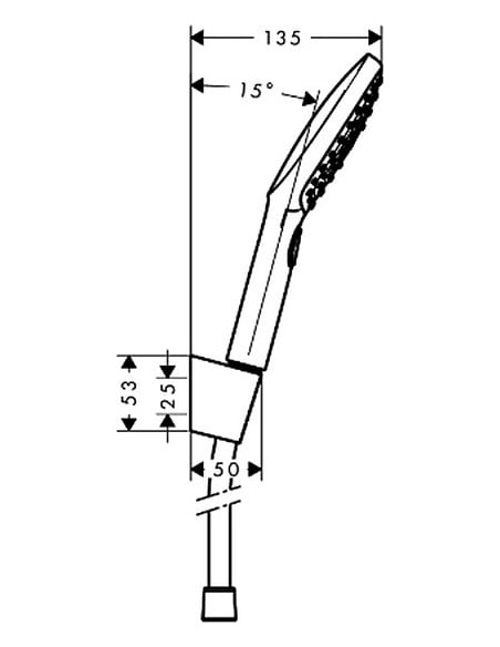 Hansgrohe dušas komplekts Raindance Select E 26720000 - 3