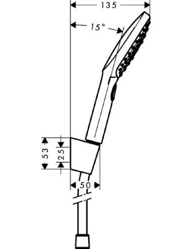 Hansgrohe dušas komplekts Raindance Select E...