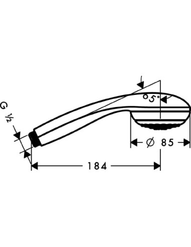 Hansgrohe dušas komplekts Crometta 85 27729000