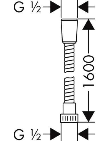 Hansgrohe dušas komplekts Crometta 85 27729000