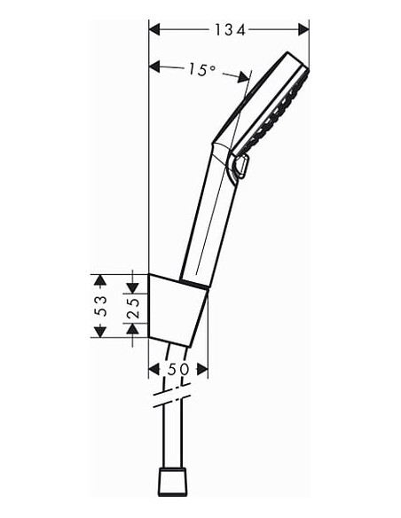 Hansgrohe dušas komplekts Crometta Vario EcoSmart 26693400