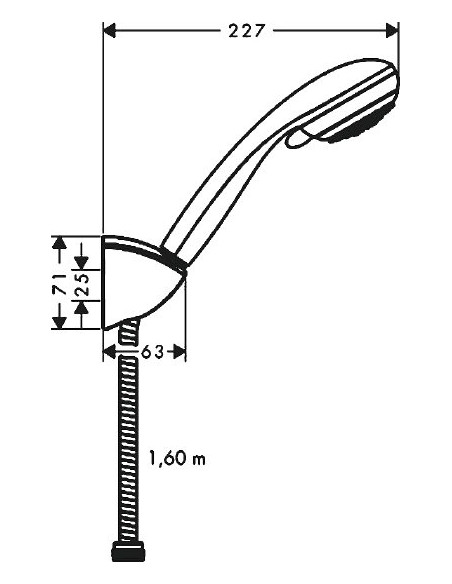 Hansgrohe dušas komplekts Crometta 85 Variojet 27559000 - 6 Hansgrohe dušas komplekts Crometta 85 Variojet 27559000 - 6