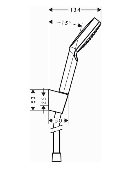 Hansgrohe dušas komplekts Crometta 1jet 1,60м  26567400