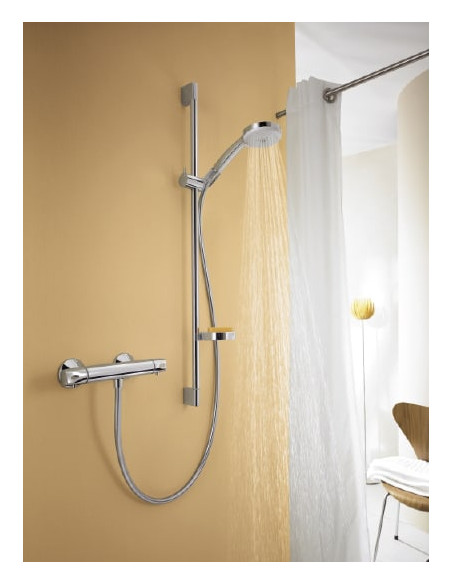 Croma 100 Vario/Unica'C 0.65m dušas komplekts ar ziepju trauku, hroms
