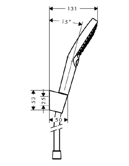 Hansgrohe dušas komplekts Raindance Select S 26721000