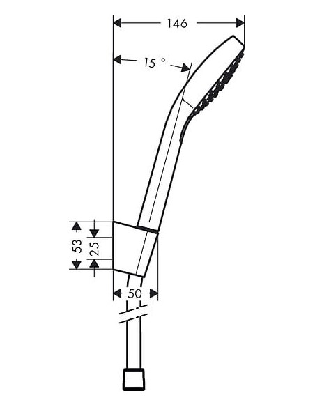 Hansgrohe dušas komplekts Croma Select E Vario