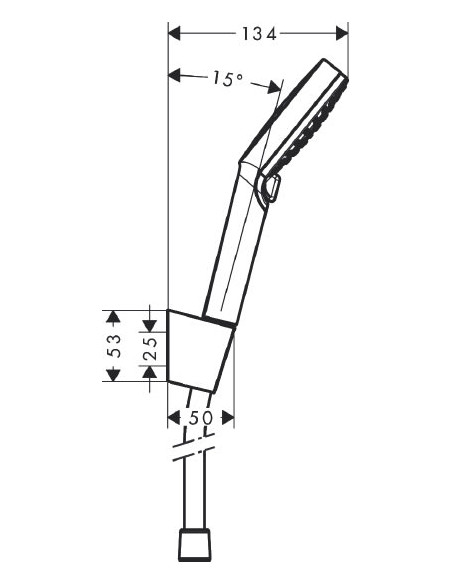 Hansgrohe dušas komplekts Crometta Vario 26692400