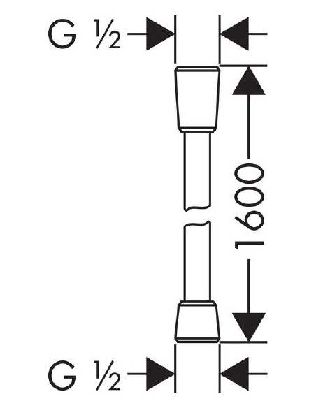 Hansgrohe dušas komplekts Croma Select E 26592400