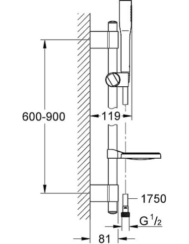 Grohe dušas komplekts Euphoria Cosmopolitan 27368000 - 9