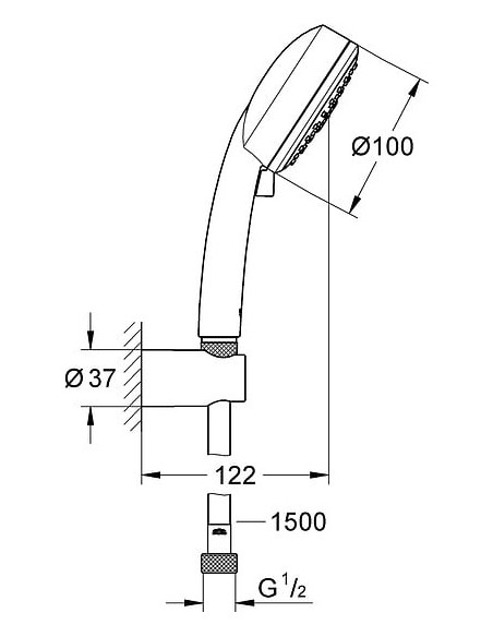 Grohe dušas komplekts Tempesta Cosmopolitan 27588002 - 4