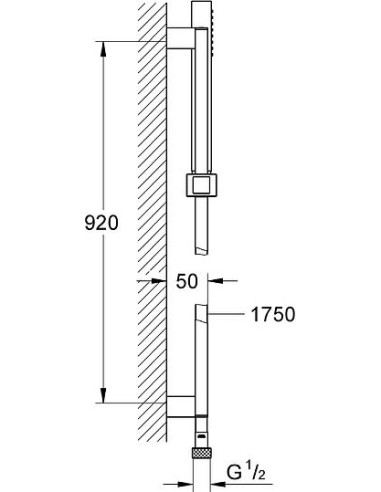 Grohe dušas komplekts Euphoria Cube Stick 27700000 - 7