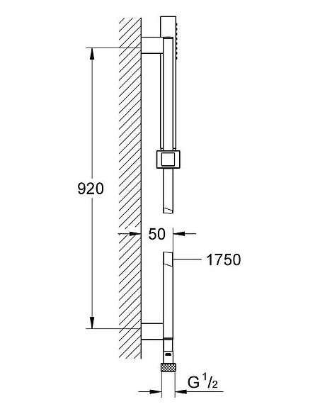 Grohe dušas komplekts Euphoria Cube Stick 27700000 - 7