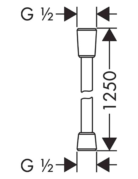 Hansgrohe dušas šļūtene Sensoflex 28132000
