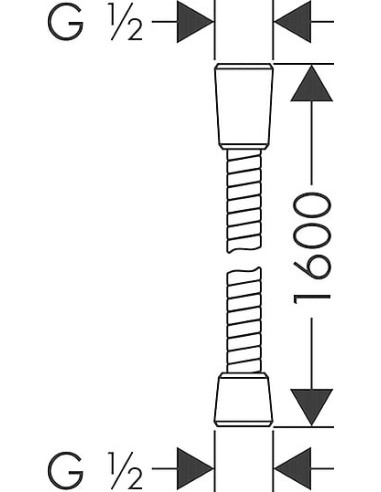 Hansgrohe dušas šļūtene Sensoflex 28136000