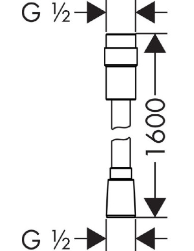 Hansgrohe dušas šļūtene Isiflex 28248000