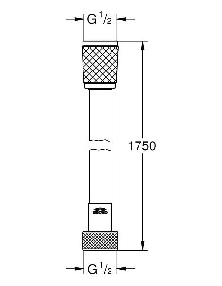 Grohe dušas šļūtene Rotaflex 28410001 - 4