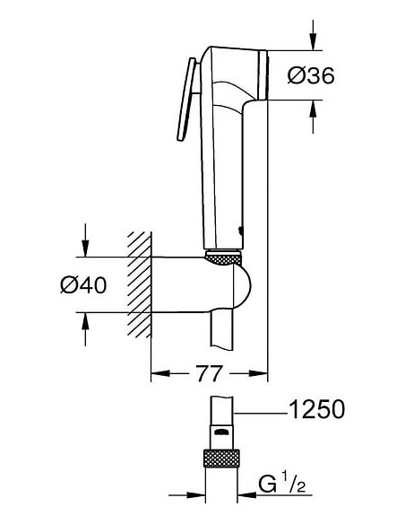 Grohe higiēniska duša Tempesta-F 27812IL1 - 4