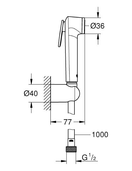 Grohe higiēniska duša Tempesta-F 26355IL0 - 6