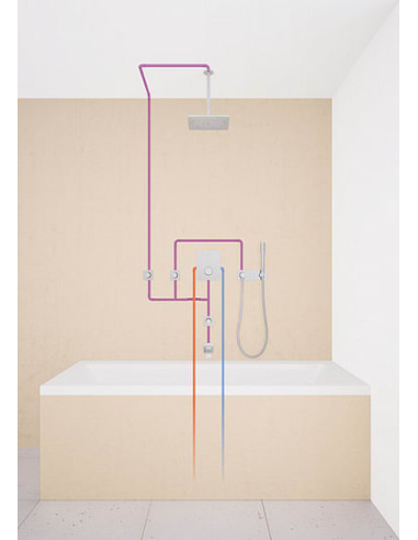 Grohe kronšteins augšējai dušai Rainshower 28497000 - 5