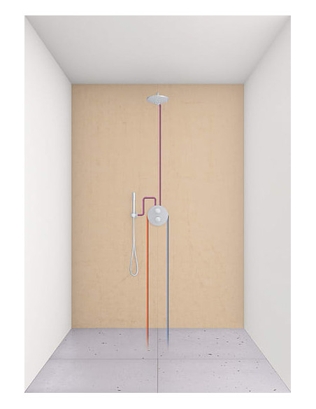 Grohe kronšteins augšējai dušai Rainshower 28576000 - 6 Grohe kronšteins augšējai dušai Rainshower 28576000 - 6