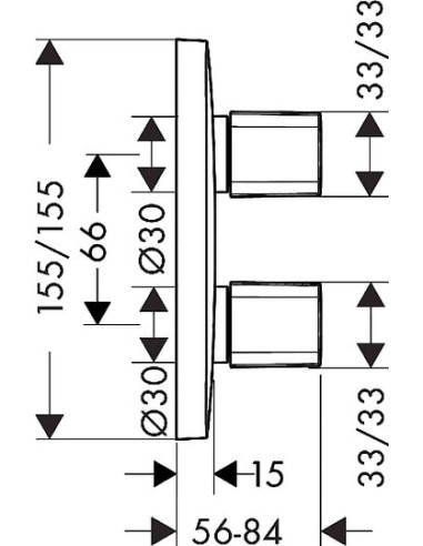Hansgrohe dušas plūsmas slēdzis PuraVida...