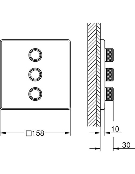 Grohe dušas plūsmas slēdzis Grohtherm SmartControl 29158LS0 - 5