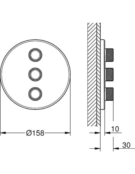 Grohe dušas plūsmas slēdzis Grohtherm SmartControl 29122000 - 5